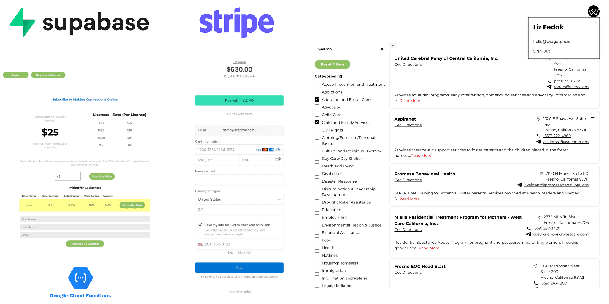 Bulk License Purchase with User Registration for Directory Access - Stripe and Supabase Integrations