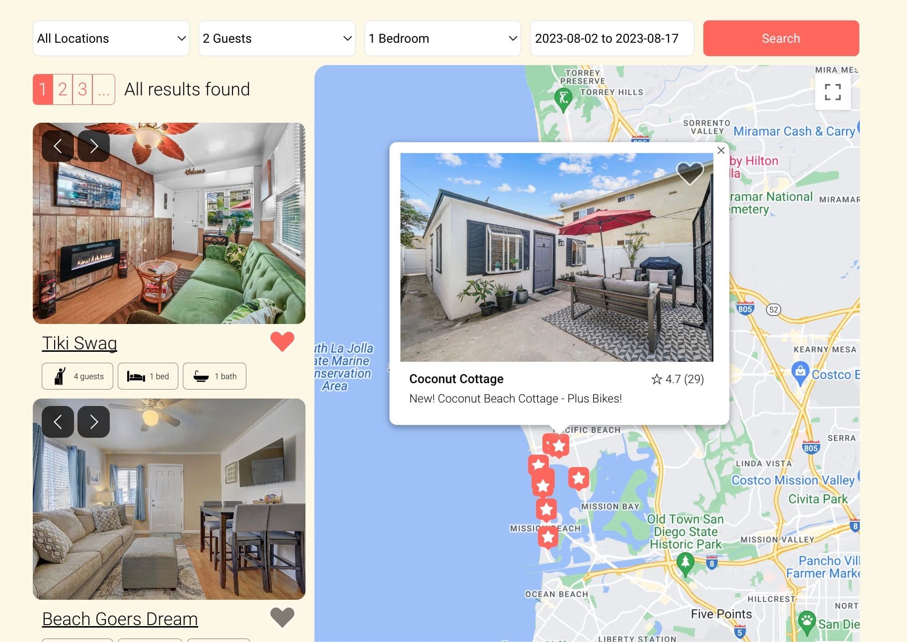 Vacation Booking Search - Hostfully API Integration